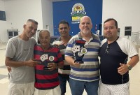 4ª colocação ficou com Afonso Carlos Braga Pereira Braz, o Afonsinho, e Valdormiro Alvez Diniz