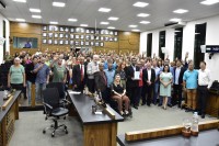 Grande público prestigiou solenidade em homenagem ao pastor Paulo César do Nascimento Rufino