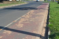 Acidente ocorreu na Estrada Irmãos Buranello