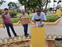 Cápsula foi depositada em urna na praça José Ramos da Silva