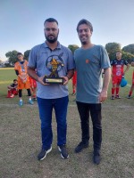 O artilheiro do campeonato, Gabriel Henrique (Olé Paulista/PM Luiziânia), foi representado por Júlio Neris na entrega da premiação