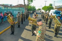 Banda Musical do 37º Batalhão de Lins fará sua apresentação durante o evento na tarde deste sábado