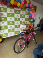 Ana Luiz Crespo ganhadora no 1º lugar na categoria de 5 a 11 anos