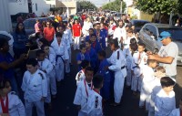 Equipe de Judô participou do desfile de 7 de setembro