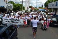 Participantes percorreram ruas e avenidas centrais durante ato em homenagem