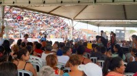 O evento, realizado no estádio municipal Tenente Carriço, reuniu mais de 12 mil pessoas