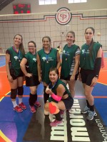 Equipe classificada em 4º lugar no Open de Vôlei feminino Clube Penapolense