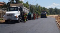 Avenida era a única via que faltava receber a pavimentação no bairro Recreio Mirage