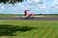 Aeronave que fez o transporte dos órgãos até o Incor, em São Paulo