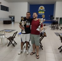 Dupla campeã foi formada por Renan e Satlone