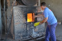 Tijolos de maconha foram incinerados em uma empresa da cidade