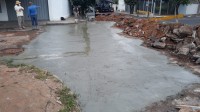 Bacia foi construída na esquina da avenida Ivanoé de Cunto, no cruzamento com a rua Dr. Mário Sabino