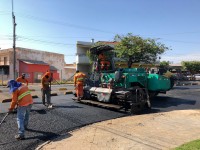 Último trecho que faltava da avenida João Antônio de Castilho foi recapeado ontem (16)