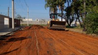 Rua Antônio Makassian passa por diversas intervenções para melhorar o escoamento de água