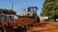 Rua Antônio Makassian passa por diversas intervenções para melhorar o escoamento de água