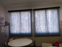 As cortinas das salas foram reformadas ou substituídas por novas