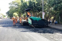 Novo trecho da avenida Rui Barbosa recebeu recapeamento asfáltico