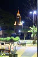 Praça Carlos Sampaio Filho recebeu novo sistema de iluminação em led