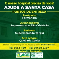 Foram disponibilizados pontos de entrega em Penápolis, Avanhandava, Alto Alegre e Barbosa