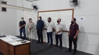 Autoridades participaram da aula inaugural do curso na noite de terça-feira (1º)