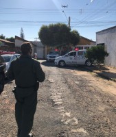 Policiais utilizaram drone durante operação ocorrida na manhã de ontem (4)