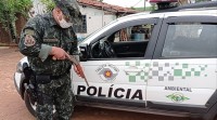 Equipe recebeu denúncia que o pedreiro teria uma arma irregular na propriedade